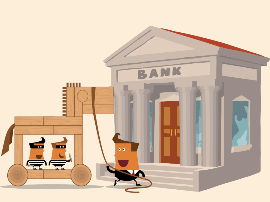 Banking Trojan Illustration