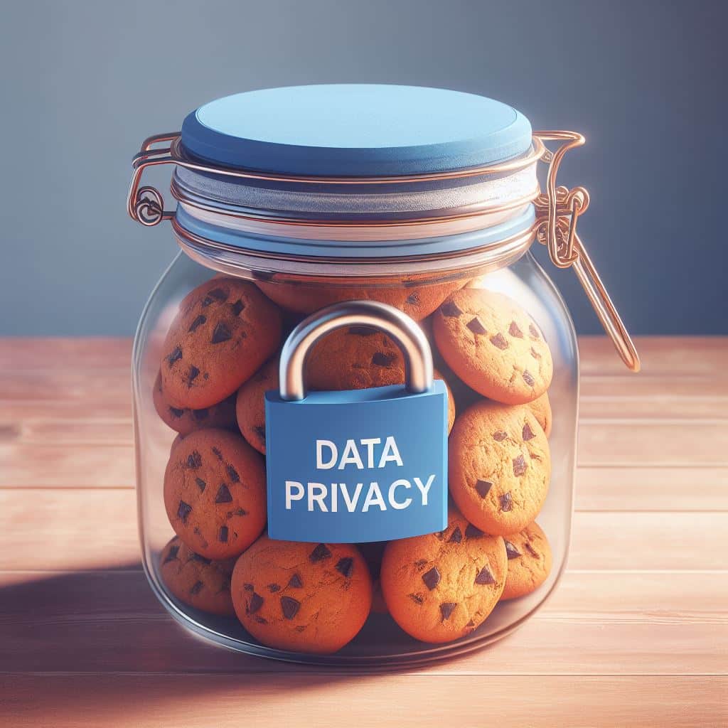 Data Privacy image generated by Bing AI