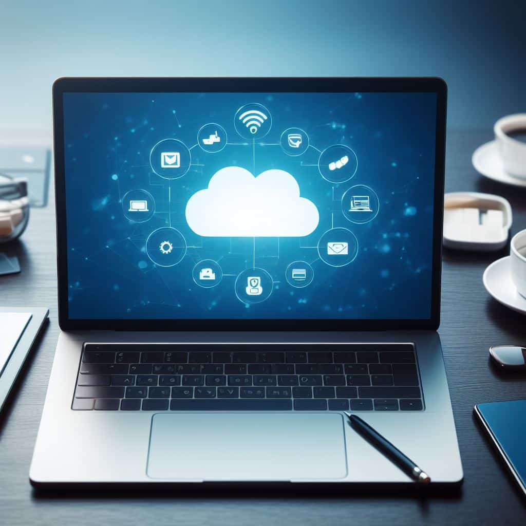 Software as a Service image generated from Bing AI